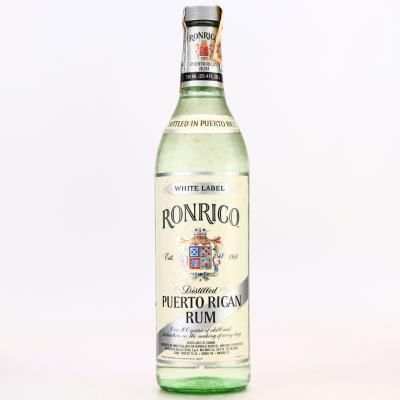 Ronrico White Label Puerto Rican Rum circa 1970s