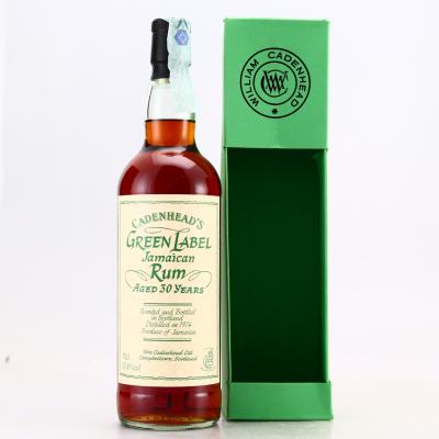 Jamaican Rum 1974 Cadenhead's 30 Year Old Green Label