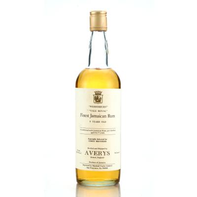 Long Pond 9 Year Old Averys for Corti 'Vale Royal' Jamaican Wedderburn Rum 1970s / US Import