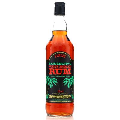 Sainsbury's West Indian Rum 1980s