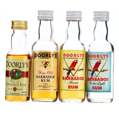 Doorly's Rum Miniatures x 4