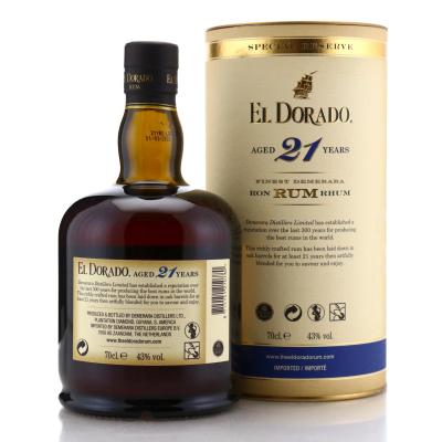 Image for El Dorado Special Reserve 21 Year Old