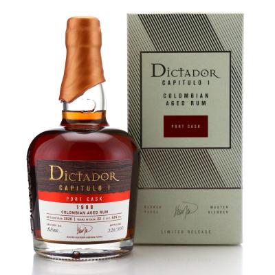 Image for Dictador 1998 Capitulo I 22 Year Old Port Cask