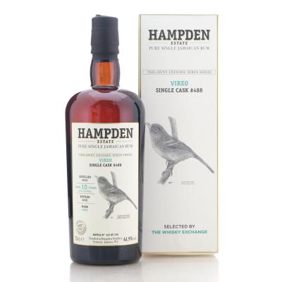 Image for Hampden Estate LROK 2010 Single Cask 10 Year Old - Vireo