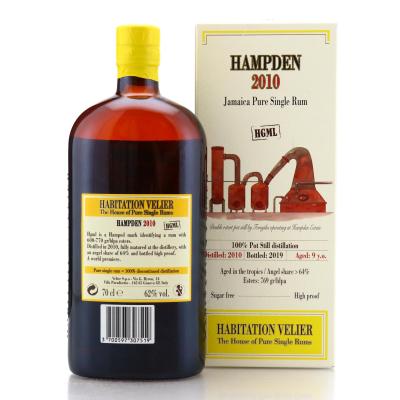 Image for Hampden HGML 2010 Habitation Velier 9 Year Old