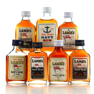 Lamb's Navy Rum Miniatures x 7