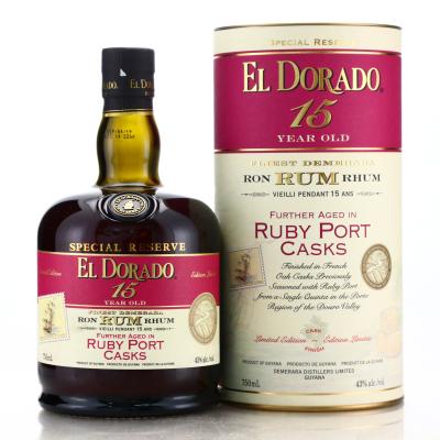 El Dorado 15 Year Old Ruby Port Casks Finish