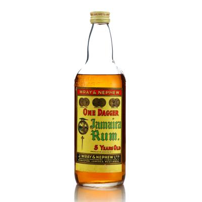 Wray and Nephew 5 Year Old One Dagger 1960s