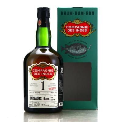 Foursquare 2010 Compagnie des Indes 9 Year Old Cask Strength / Japan Rum Association 1