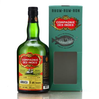 Hampden 2009 Compagnie des Indes 9 Year Old High Proof