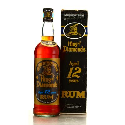 King of Diamonds 12 Year Old Demerara Rum 1980s