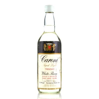 Caroni Superb Light White Rum Kenneth Abbot early 1970s