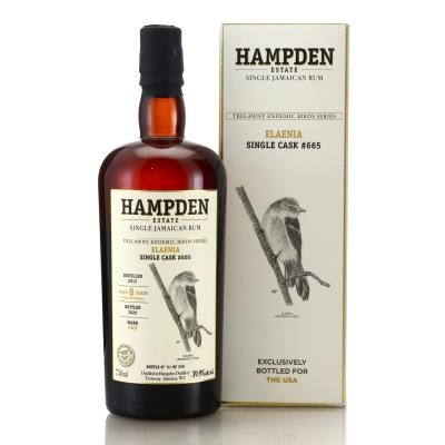 Hampden OWH 2012 Single Cask 8 Year Old #665 75cl / Trelawny Endemic Birds