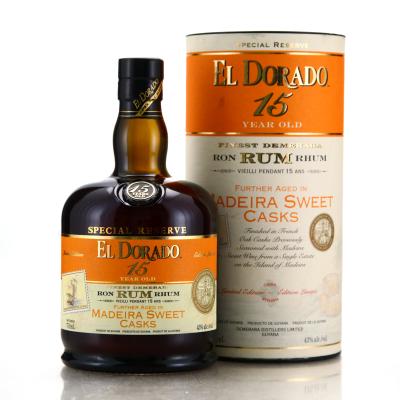 El Dorado 15 Year Old Sweet Madeira Casks Finish 75cl