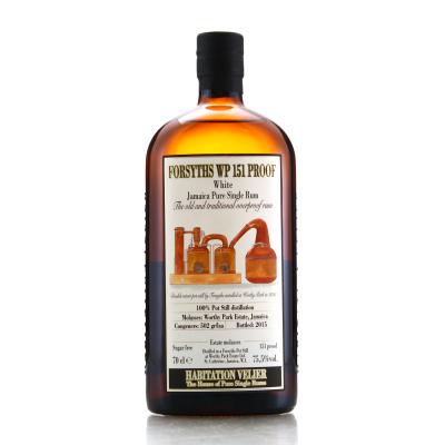 Forsyths WP 151 Proof Habitation Velier White Rum 2015