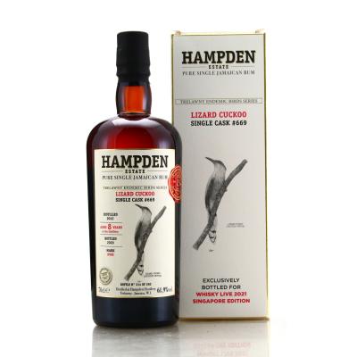 Hampden OWH 2012 Single Cask 8 Year Old #669 / Trelawny Endemic Birds