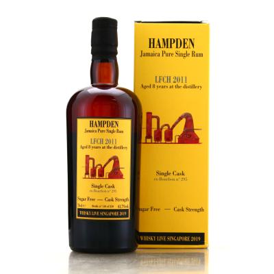 Hampden LFCH 2011 Habitation Velier 8 Year Old Single Cask #295 / Whisky Live Singapore 2019