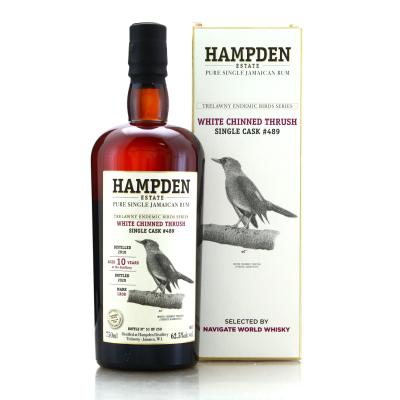 Hampden LROK 2010 Single Cask 10 Year Old #489 75cl / Trelawny Endemic Birds