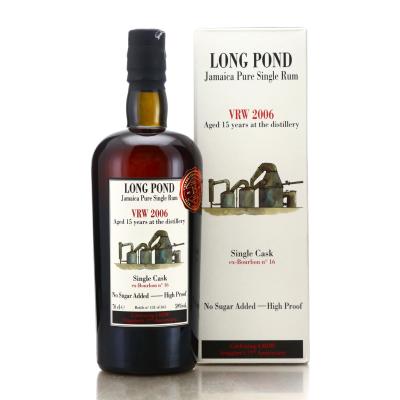 Long Pond VRW 2006 Habitation Velier 15 Year Old Single Cask #16 / LMDW Singapore 15th Anniversary