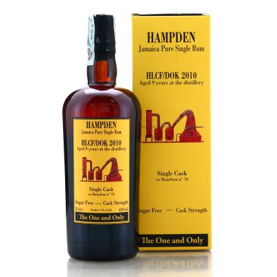 Hampden HLCF-DOK 2010 Habitation Velier 9 Year Old Single Cask #76