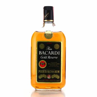 Bacardi Gold Reserve 1 Litre 1980s