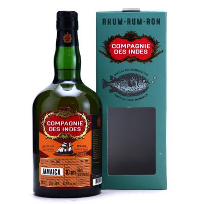 Jamaica Rum 2008 Compagnie des Indes 10 Year Old