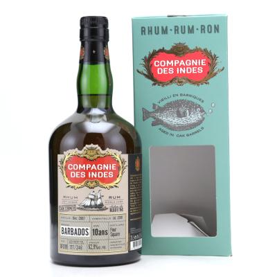 Foursquare 2007 Compagnie des Indes 10 Year Old Cask Strength / Salon du Rhum