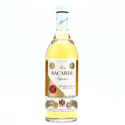 Bacardi Carta de Oro 1 Litre 1980s