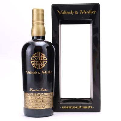 Blended Jamaica Rum 2008 Valinch and Mallet 12 Year Old