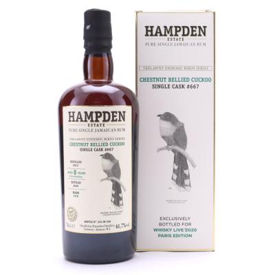 Hampden OWH 2012 Single Cask 8 Year Old #667 / Trelawny Endemic Birds