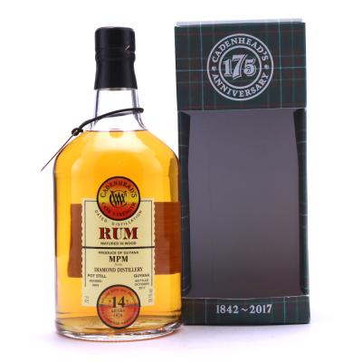 Port Mourant MPM 2003 Cadenhead's 14 Year Old / 175th Anniversary