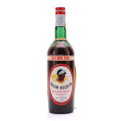 Rhum Negrita Bardinet 1 Litre 1970s