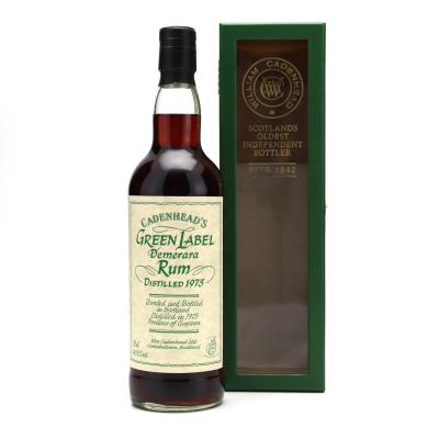 Demerara Rum 1975 Cadenhead's Green Label 2005 