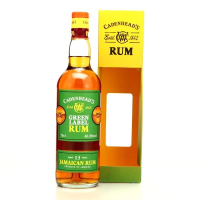 Jamaica Rum 13 Year Old Cadenhead's Green Label