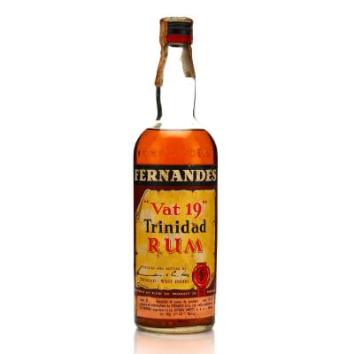 Fernandes Vat 19 Trinidad Rum 1970s