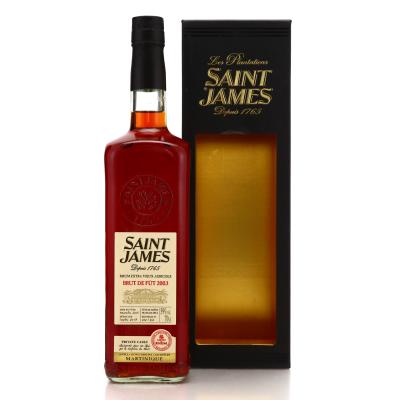 Saint James 2003 Brut de Fut / La Confrerie du Rhum