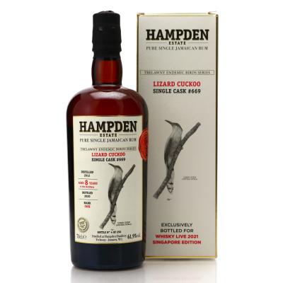 Hampden OWH 2010 Single Cask 8 Year Old #669 / Trelawny Endemic Birds