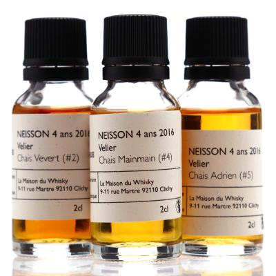 Neisson 2016 Velier 4 Year Old Samples 3 x 2cl