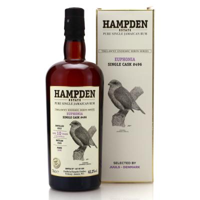 Hampden LROK 2010 Single Cask 10 Year Old #496 / Trelawny Endemic Birds