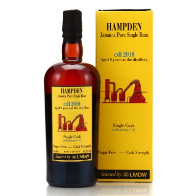 Hampden <>H 2010 Habitation Velier 9 Year Old Single Cask #41 / LMDW