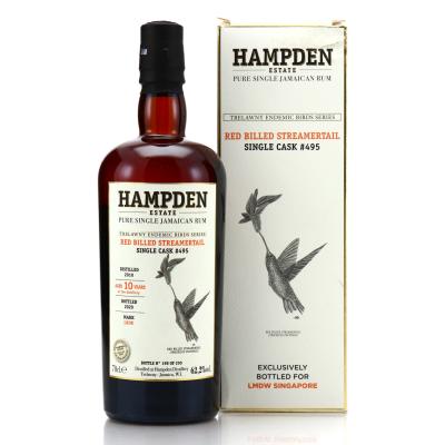 Hampden LROK 2010 Single Cask 10 Year Old #495 / Trelawny Endemic Birds