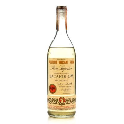 Bacardi Carta de Plata 1950s / US Import