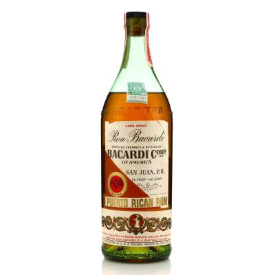 Bacardi Carta Ambar 1940-50s / US Import