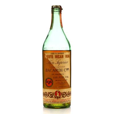 Bacardi Carta Ambar 1950s / US Import