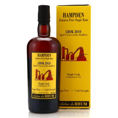 Hampden LROK 2010 Habitation Velier 9 Year Old Single Cask #215 / Salon du Rhum