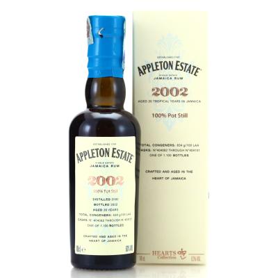 Appleton Estate 2002 Velier 20 Year Old 10cl / Hearts Collection