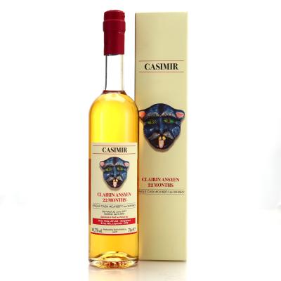 Casimir 2017 Single ex-Wshisky Cask 22 Month Old Clairin Ansyen / Jesse Vida