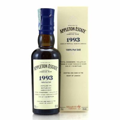 Appleton Estate 1993 Velier 29 Year Old 10cl / Hearts Collection