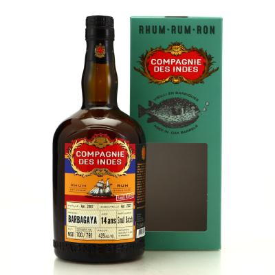 Barbagaya Rum 14 Year Old Compagnie des Indes Small Batch