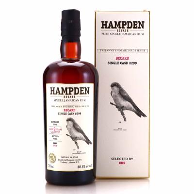 Hampden LFCH 2011 Single Cask 9 Year Old #299 / Trelawny Endemic Birds - US Import